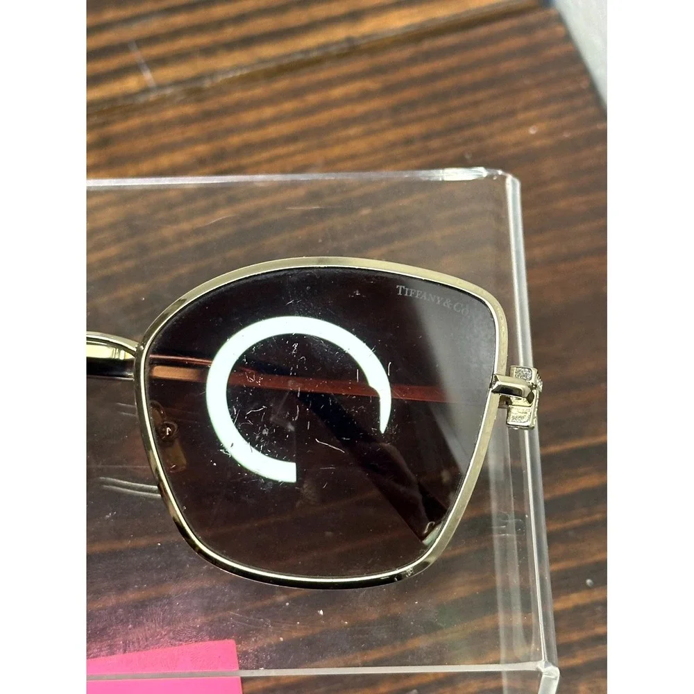 Tiffany & Co. TF 3102-B 6169/38 Womens Arista Gold Sunglasses Butterfly Full Rim